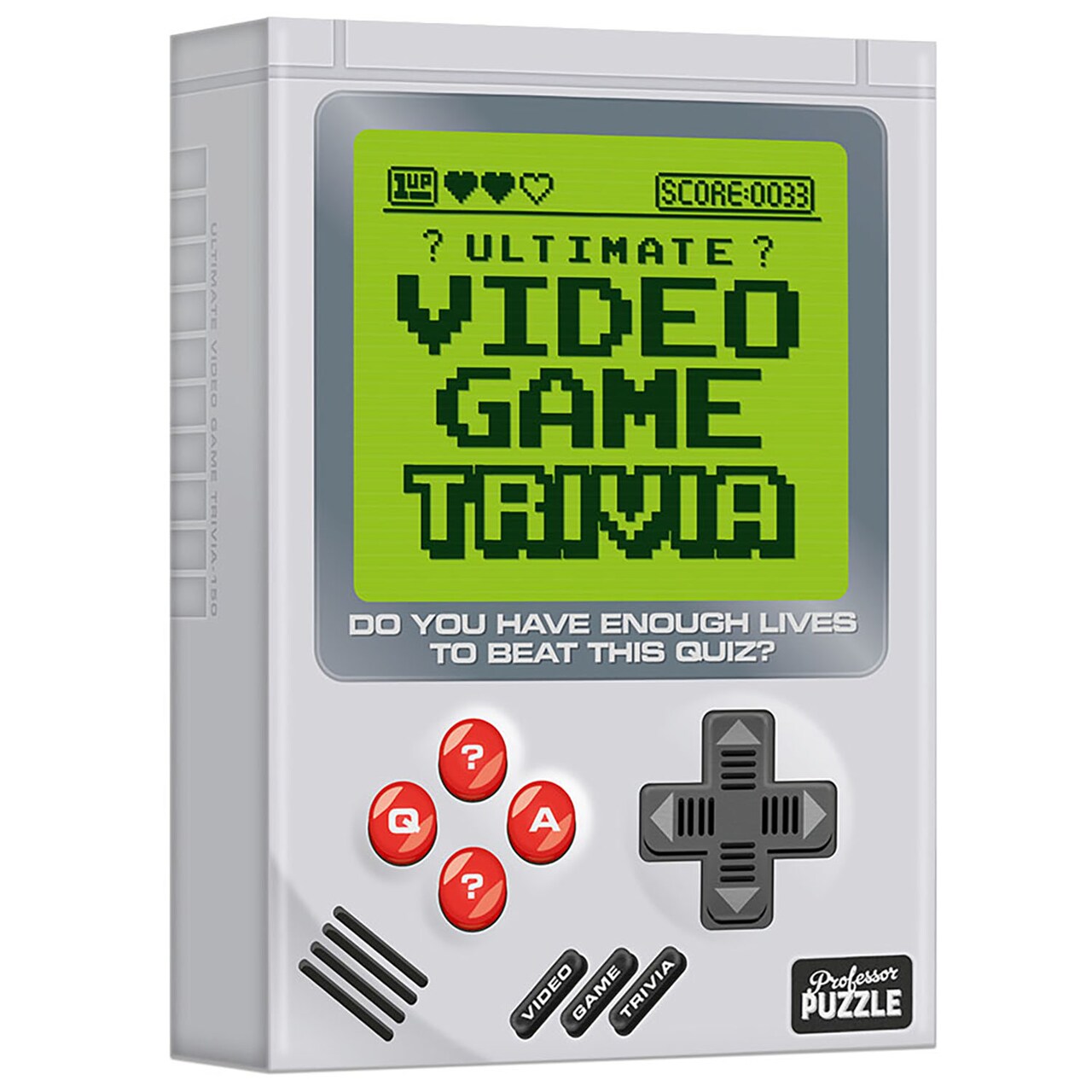 Professor Puzzle: Ultimate Video Game Trivia - Party Game, 300 Questions About All Things Gaming, Do You Have Enough Lives to Beat This Quiz, Ages 12+